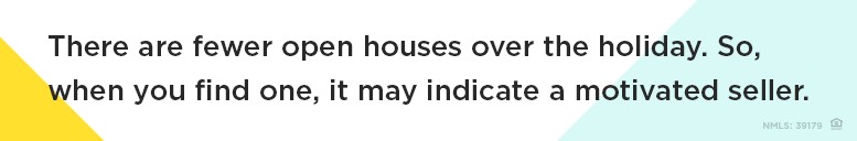 Is Labor Day weekend a good time to hit an open house?